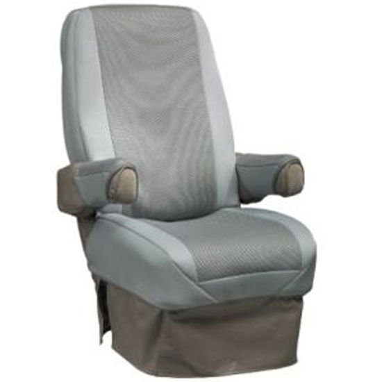 Picture of CoverCraft SeatGloves (TM) Gray Universal RV Captain's Chair Seat Cover SVR1001GY 46-0045                                    