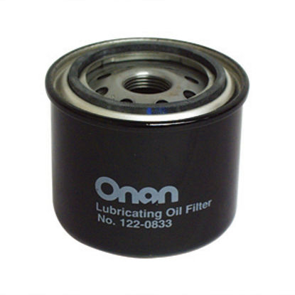 Picture of Cummins Onan  Generator Oil Filter w/Bypass Valve 122-0833 48-2005                                                           
