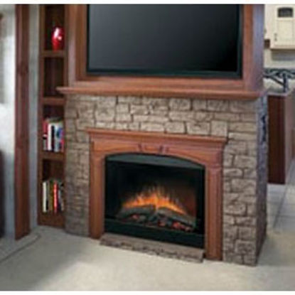 Picture of Wesco Dimplex 4777 BTU Black Plug-In Mount Electric Fireplace Insert  55-0602                                                