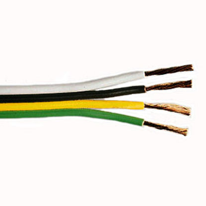 Picture of East Penn Deka Green Yellow Brown White 16/4 1000' Bonded Parallel Wire 02917 55-9711                                        