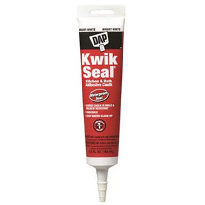 Picture of DAP Kwik Seal (R) White 5-1/2 Oz Caulk 18001 69-0025                                                                         
