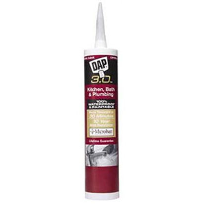 Picture of DAP 3.0 (TM) Gloss White 9 Oz Silicone Caulk 00790 69-0041                                                                   