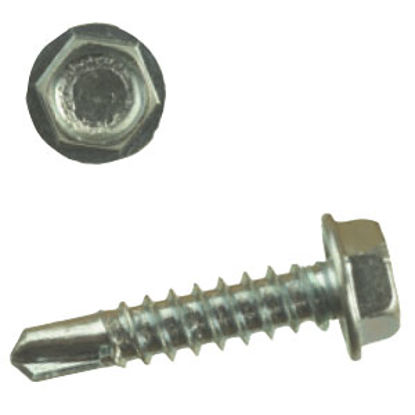 Picture of AP Products  100-Pack 8" X 3/4"L Unslotted Hex Washer Head Screw 012-DP100 8 X 3/4 69-0051                                   