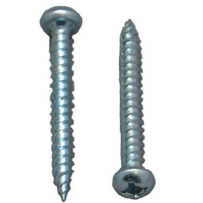 Picture of AP Products  250-Pack #8 X 2"L Pan Head Zinc Plated Screw 012-PSQ250 8 X 2 69-0055                                           
