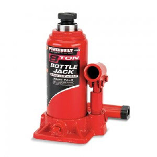 Picture of AllTtrade Powerbuilt (R) Adjustable 7-7/8-15-1/2"Height 8 Ton Bottle Jack 647527 69-0262                                     