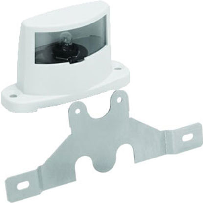Picture of Bargman 62 Series White Housing License Plate Light w/Bracket 34-62-003 69-0338                                              