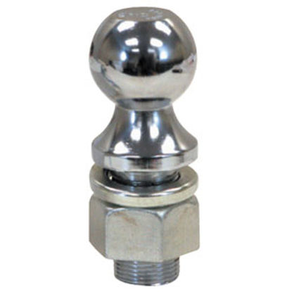 Picture of Buyer's  5K lbs. 2-1/8” Shank 2” x 1” Chrome Hitch Ball 1802134 69-0623                                                      