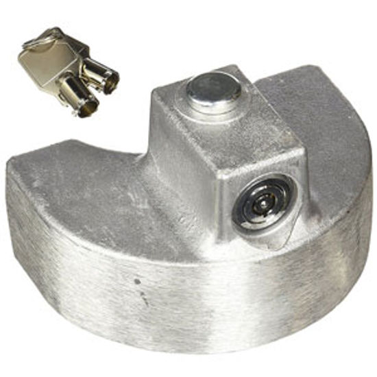 Picture of Blaylock  2-5/16" Aluminum Push Button Trailer Coupler Lock TL-34 69-0715                                                    