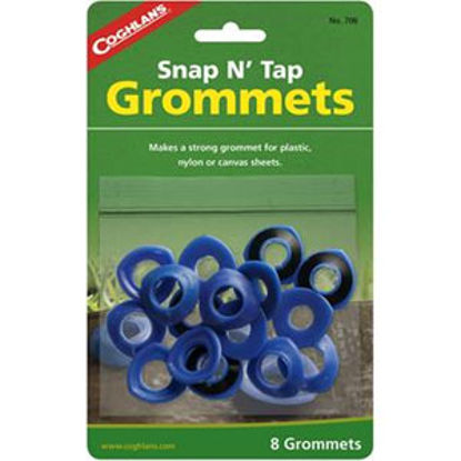 Picture of Coghlan's Snap N' Trap 8-Pack Blue Fabric Grommet 706 69-0719                                                                