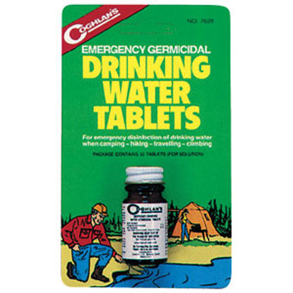 Picture of Coghlan's  50-Pack Iodine Based Drinking Water Purification Tablet 7620 69-0722                                              