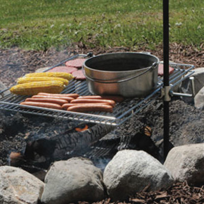 Picture of Campfire Grill Original Extended Arm Style Campfire Grill 1054 69-0748                                                       