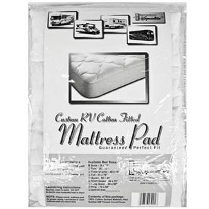 Picture of Custom Recreation  Padded Short Queen Mattress Pad RV60X75/100%MP 69-1164                                                    