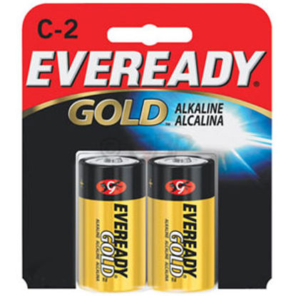 Picture of Eveready Gold (TM) 1.5V Zn-MnO2 C-Type Alkaline Battery A93BP-2 69-5095                                                      