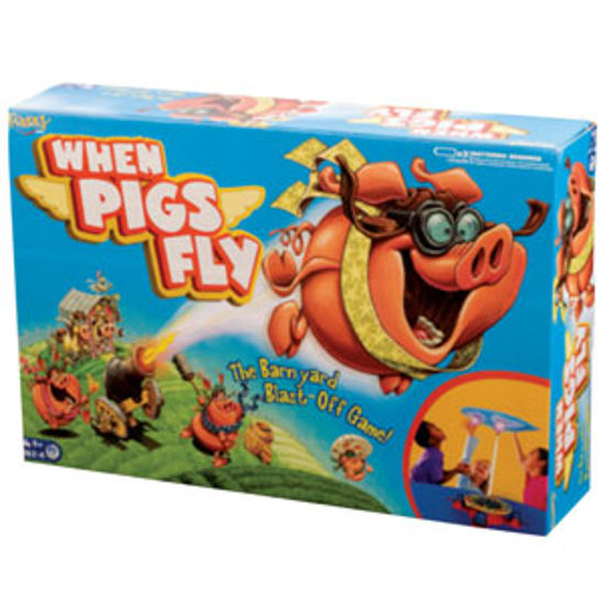 Picture of Poof-Slinky Ideal (R) 2 To 4 Player When Pigs Fly Game For Ages 5 And Up 0X2465 69-5119                                      