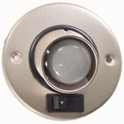 Picture of Gustafson  Satin Nickel 12V/13W Eyeball Reading Light w/Switch GSAM4019 69-5184                                              