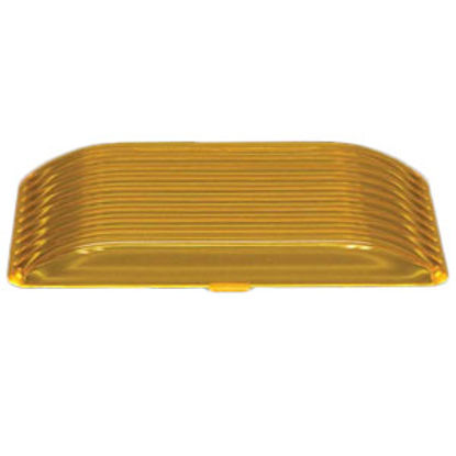 Picture of Gustafson  Amber Rectangular Lens For Gustafson Porch Lights GSAM4028 69-5186                                                