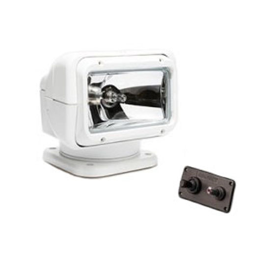 Picture of GoLight Radioray (R) 13.8V/65W H9 Halogen Spot Light W/White Housing 2020 69-5201                                            