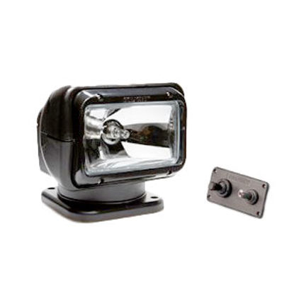 Picture of GoLight Radioray (R) 13.8V/65W H9 Halogen Spot Light W/Black Housing 2021 69-5202                                            