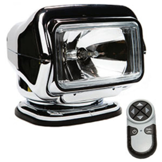 Picture of GoLight Stryker 65W Halogen Spot Light W/Chrome Housing & 15' Cord Cigarette Plug 3106 69-5211                               