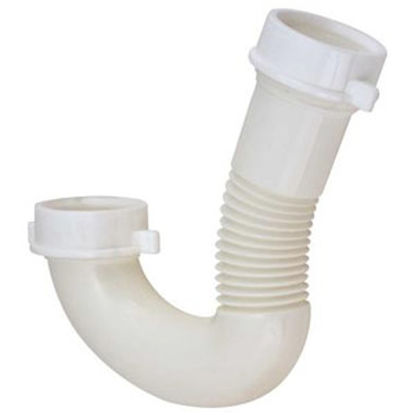 Picture of Hardware Express Durapro (TM) Flexible J-Bend Polypropylene Plastic Drain Trap 135 69-5259                                   