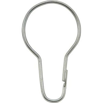 Picture of Hardware Express ProPlus (R) 12-Pack Chrome Plated Shower Curtain Ring 553049 69-5268                                        