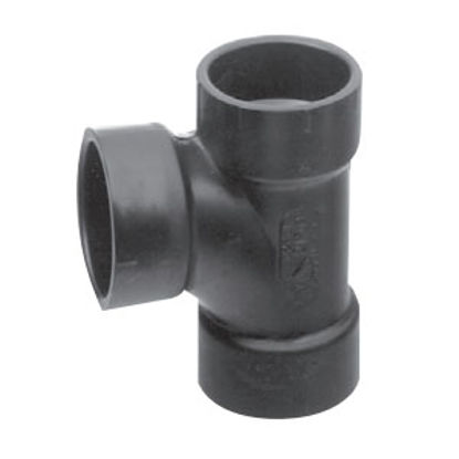 Picture of Lasalle Bristol  3" Slip X 3" Slip X 1-1/2" Slip ABS Sanitary T-Waste Valve Fitting 632131 69-6009                           