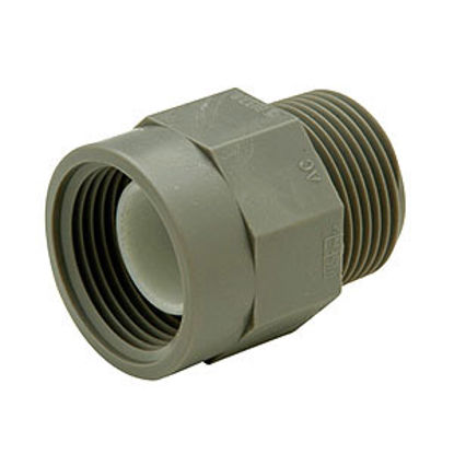 Picture of Lasalle Bristol QEST 3/4" Male Thread x 1/2" Female Thread Gray Fresh Water Adapter Fitting 64QC43TF 69-6026                 