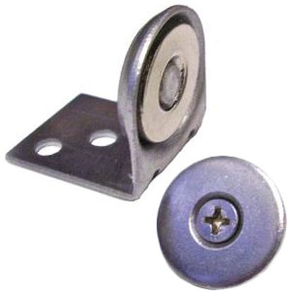 Picture of Leisure Products Canada LPC (TM) 20 lb Pull 90 Deg Mount 3/4" Magnetic Cabinet Latch PM2001M 69-6050                         