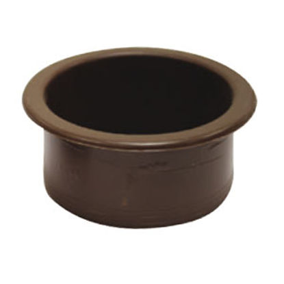 Picture of LaVanture  1-1/2" Deep Brown Plastic Recessed Cup Holder 78-1RBN 69-6062                                                     