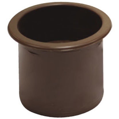 Picture of LaVanture  3" Deep Brown Plastic Recessed Cup Holder 78-2RBN 69-6063                                                         