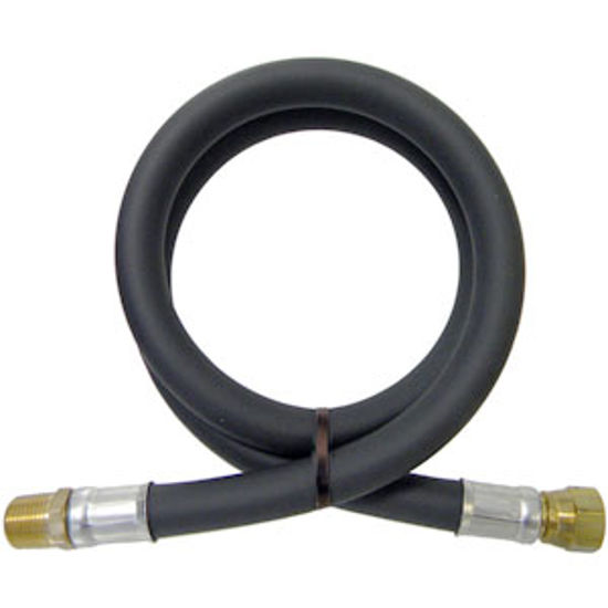 Picture of MB Sturgis  3/8" Female Flare Swivel X 3/8" MPT X 48"L Hi-Pressure LP Hose 100040-48PKG 69-6606                              