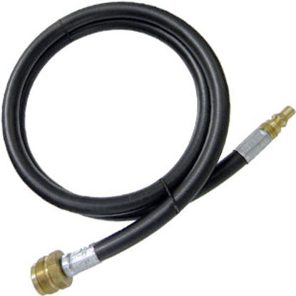 Picture of MB Sturgis  #600 Male Swivel X 1/4" Model 250 Male QD Plug X 120"L LP Hose 100476-120PKG 69-6637                             