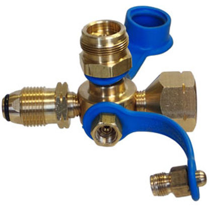 Picture of MB Sturgis  POL x 1/4" FIF Inlet x #600 LP Adapter x FPOL Brass LP Adapter Fitting 103602PKG 69-6644                         