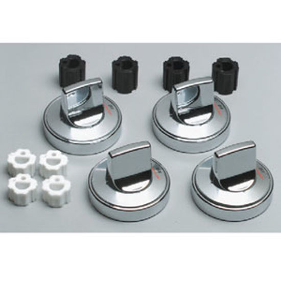 Picture of Range Kleen  Chrome Oven/Stove Control Knob for Range Kleen 8224 69-7050                                                     