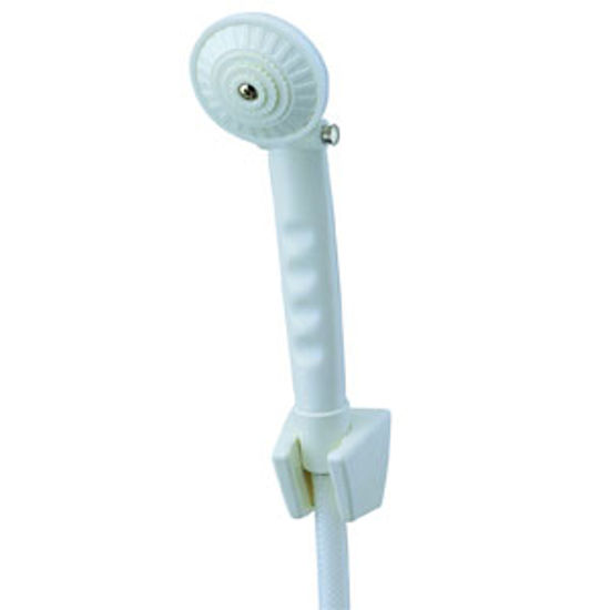 Picture of Relaqua  White Handheld Shower Head w/60" Hose AS-110W 69-7090                                                               