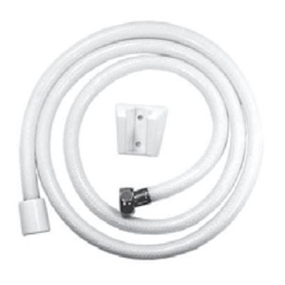 Picture of Relaqua  60"L White Vinyl Shower Head Hose AS-140W 69-7094                                                                   