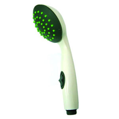 Picture of Relaqua  White Handheld Shower Head w/Single Spray Setting AS-1M/CW 69-7100                                                  