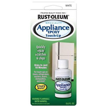 Picture of Rust-Oleum Stops Rust (R) 0.6Oz Gloss White Bottle Paint 203000 69-7122                                                      
