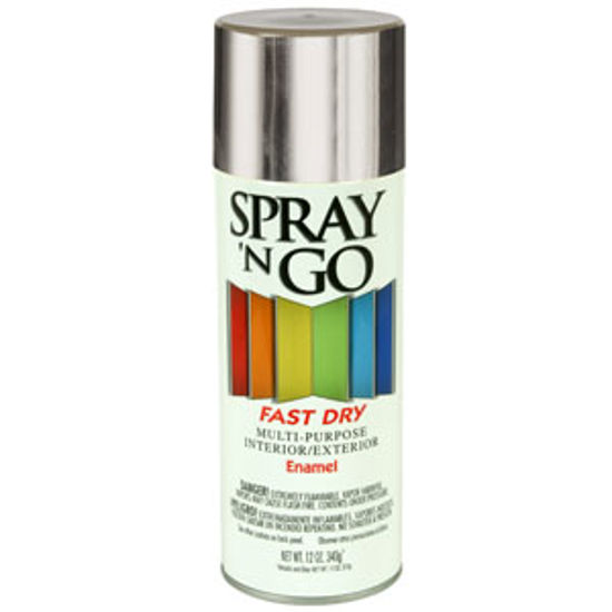 Picture of Rust-Oleum Spray N Go 12Oz Gray Spray Can Paint 51100830 69-7124                                                             