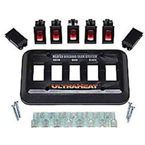 Picture of UltraHeat  13.5V 15A Holding Tank Heater Switch Kit w/Screws SWPK-5 69-7827                                                  