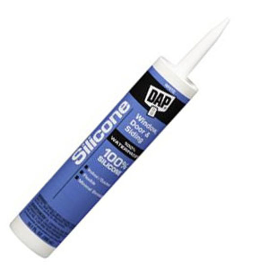 Picture of DAP  White 10.1 Oz Silicone Caulk 08646 69-8243                                                                              