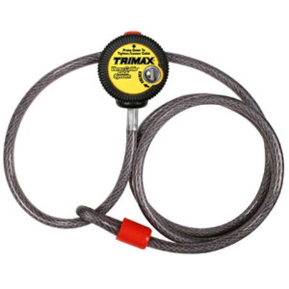 Picture of Trimax Locks Versa Cable (TM) 6' Cable Lock w/Cinching Type Lock VMAX6 69-8263                                               