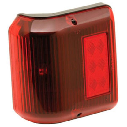Picture of Bargman 86 Series Red 5-3/4"x4-3/8"x2-3/16" LED Side Marker Light 34-86-202 69-8417                                          