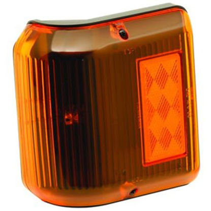 Picture of Bargman 86 Series Amber 5-3/4"x4-3/8"x2-3/16" Side Marker Light 34-86-203 69-8418                                            
