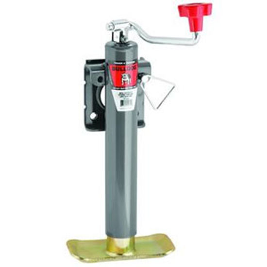 Picture of Bulldog-Fulton  Gray 5000 Lb Round Topwind Swivel Trailer Jack 171401 69-8431                                                