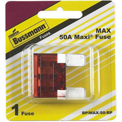 Picture of Bussman  50A MAX Red Blade Fuse BP/MAX-50-RP 69-8494                                                                         