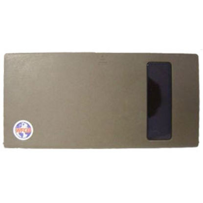 Picture of WFCO  Brown Plastic Rectangular Flip Down Power Converter Door WF-8965/75-PDO 69-8640                                        