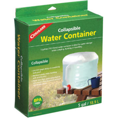 Picture of Coghlan's  5 Gal White Polyethylene Collapsible Water Carrier 1205 69-8649                                                   