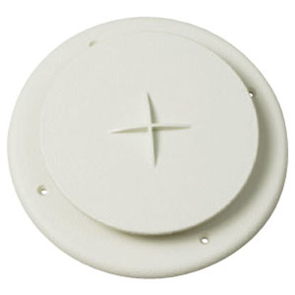 Picture of D&W INC.  White 6-1/2" Round 360 Deg Rotation Heating/ Cooling Register 5840WH 69-8751                                       