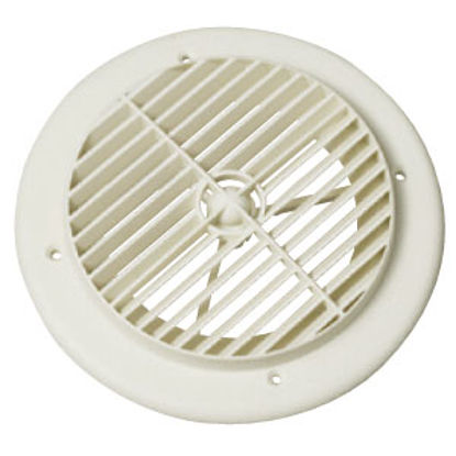 Picture of D&W INC.  White 7" Round 360 Deg Rotation Heating/ Cooling Register 6840WH 69-8752                                           